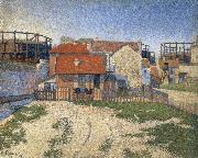 the gas tanks at clichy Paul Signac